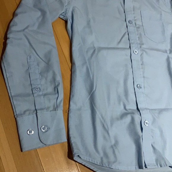 EUC Boys Newberry Light Blue Button Up Dress Shirt - size 12 - Picture 6 of 16